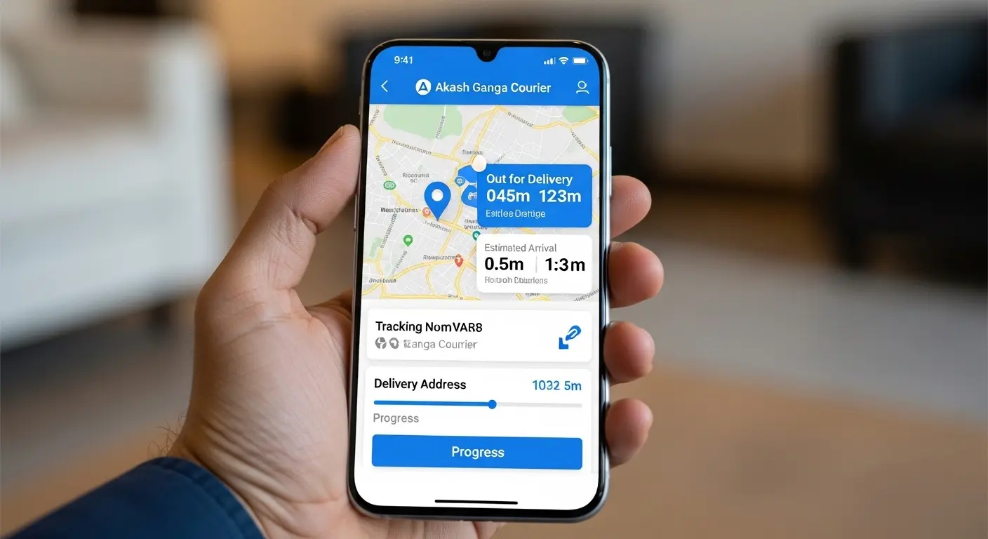 Akash Ganga Courier Tracking